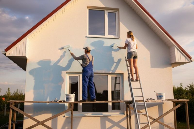 Fascia Painting in Longmont, CO