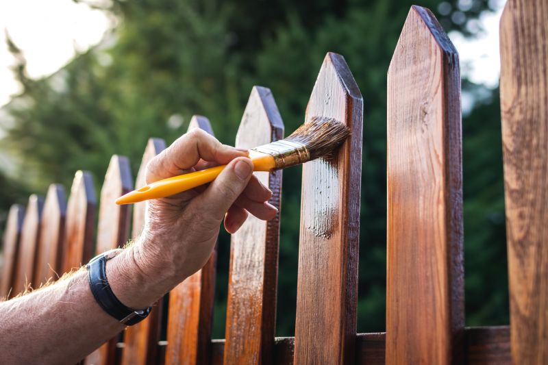 Pine Fence Staining in Waco, TX